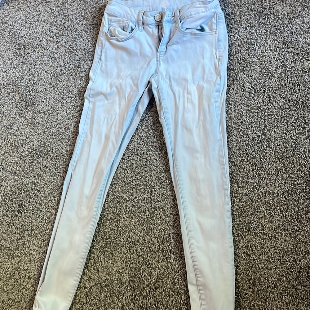 Light washed jeggings